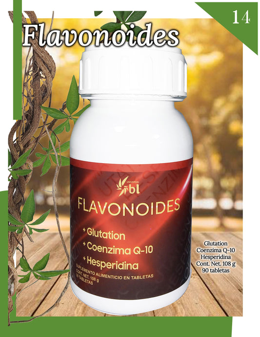 Flavonoides + Hesperidina + Glutatión + Coenzima Q-10