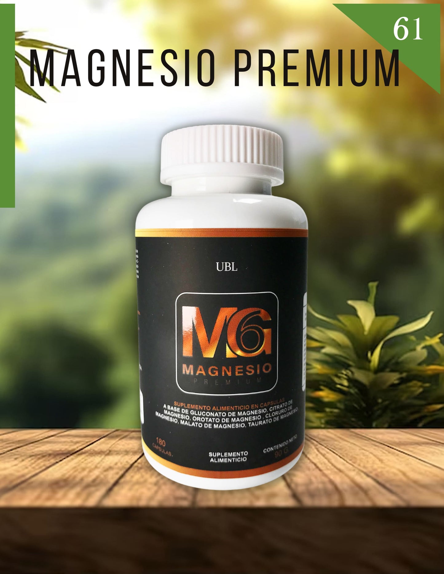 Magnesio Premium – Fórmula Avanzada de Magnesio