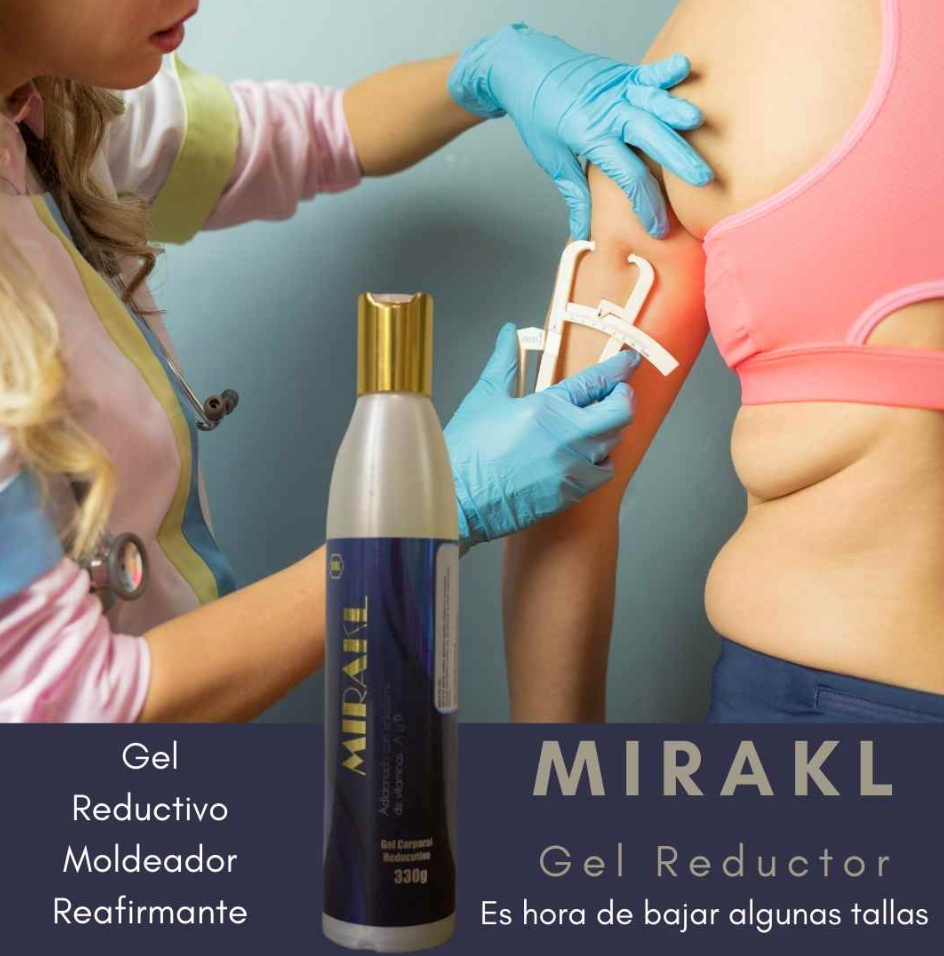 MIRAKL - Gel Corporal Reductivo, Moldeador y Reafirmante