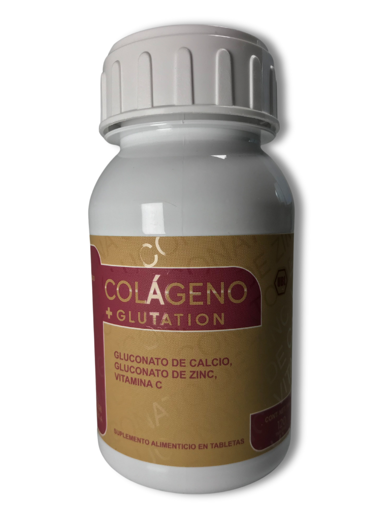 COLÁGENO + GLUTATIÓN + Gluconato de Calcio, Gluconato de Zinc, y Vitamina C